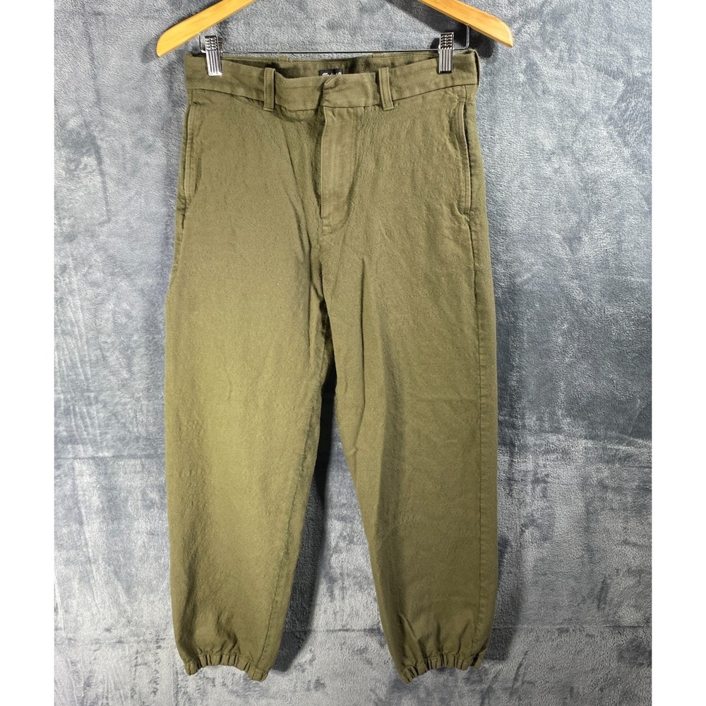 Madewell Emmett Pants Womens 30x27 Relaxed Fit Joggers Wool Cotton Textured Boho